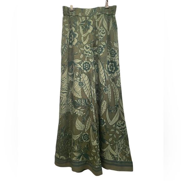 Farm Rio x Anthropologie Floral Print Wide-Leg Women’s Medium - Picture 4 of 16